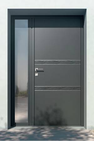 Porte d'entrée aluminium