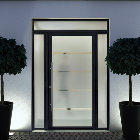Porte d’entrée vitrée K-Line modèle Symphonie