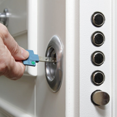Serrure multipoints d’une porte blindée